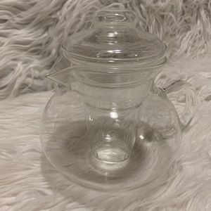 Glass Teapot with tea infuser